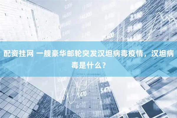 配资挂网 一艘豪华邮轮突发汉坦病毒疫情，汉坦病毒是什么？